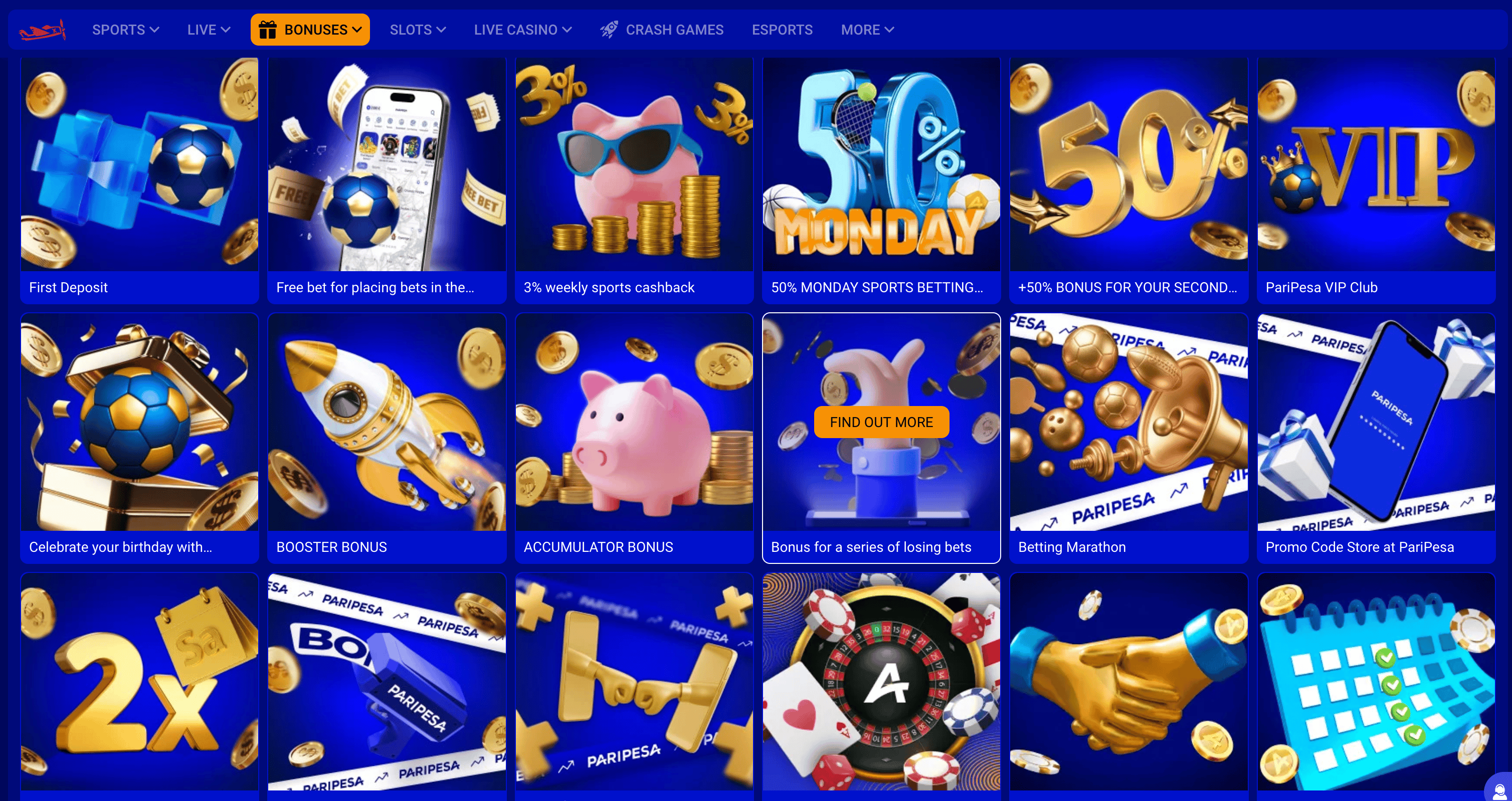 paripesa promotions